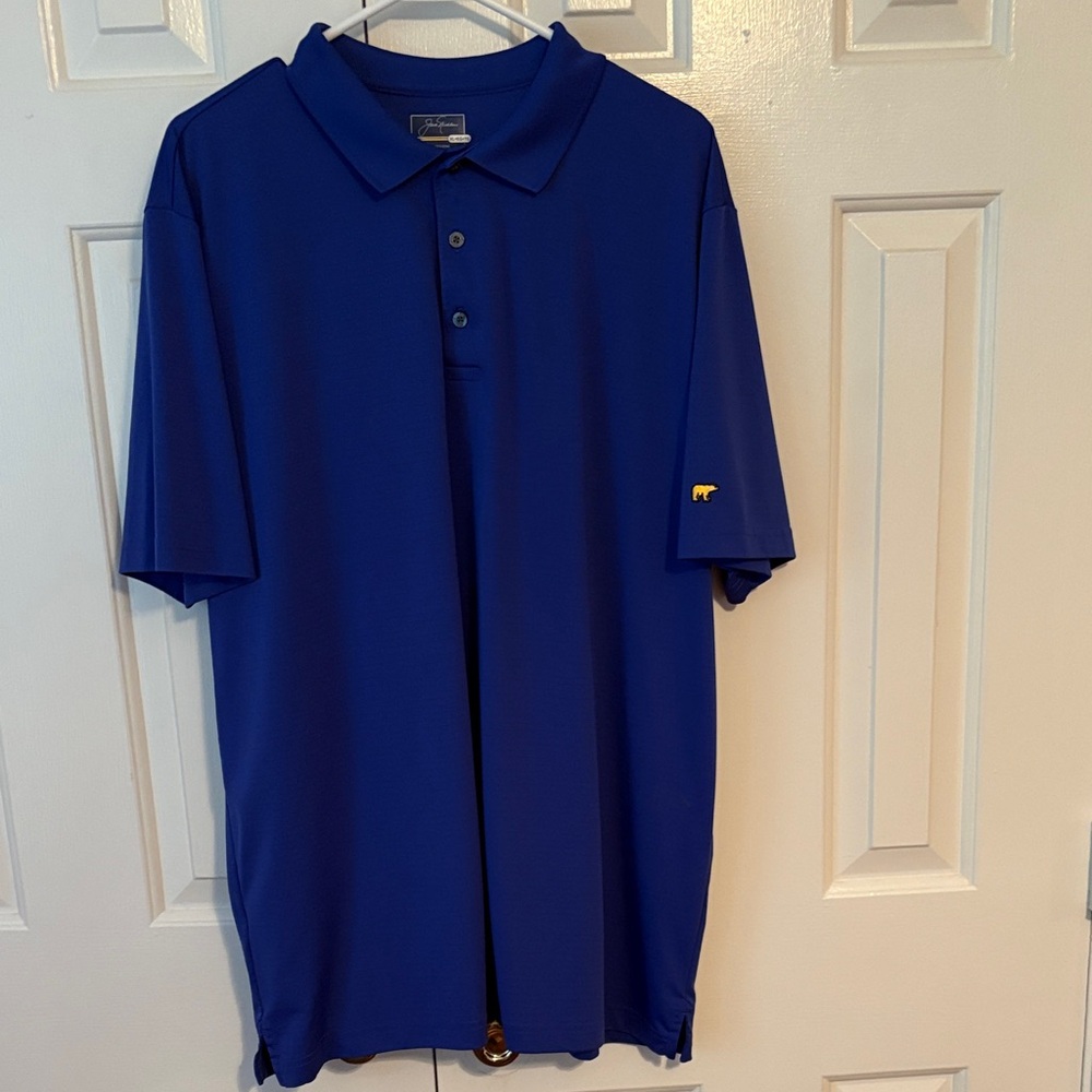 Classic Blue Polo Shirt with Iconic Logo